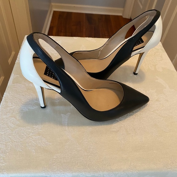 White House Black Market Two-Tone Heels - Picture 6 of 9